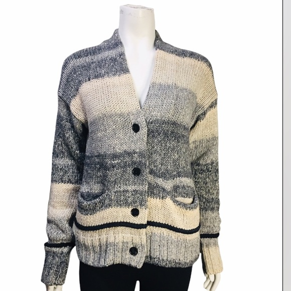 WILFRED Free Cotton Bottom Up Chunky knitted Cardigan Size XS - Picture 3 of 11